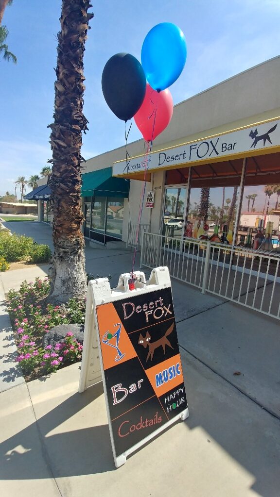 Desert Fox Bar | Palm Desert San Pablo Ave